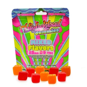 High Kloud THC-Infused 25 Mg Mixed Flavor Gummies
